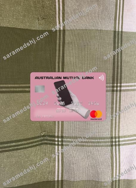 Australia Australian Mutual Bank mastercard photolook front